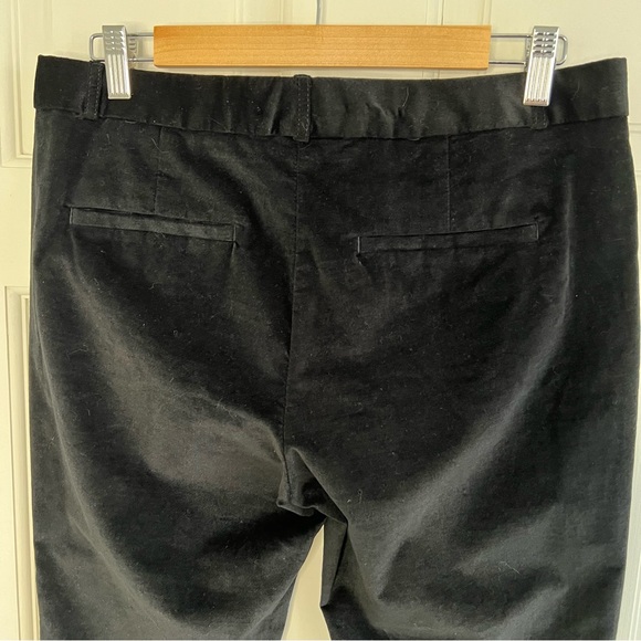 Banana Republic black velvet Sloan pant - Picture 9 of 11